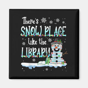 Íman Bibliotecário Não Há Lugar Como A Biblioteca No Na