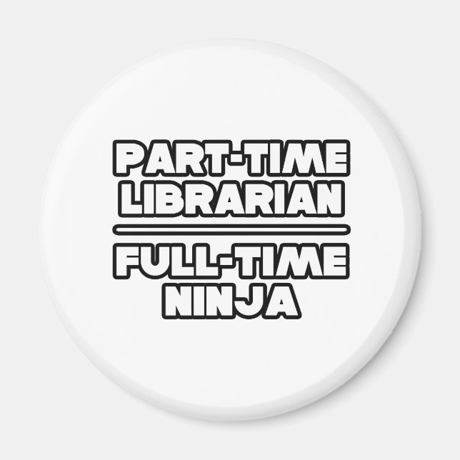 Íman Bibliotecário...Ninja (Frente)