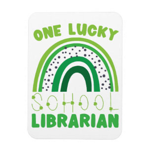 Íman Bibliotecário Sortudo do Dia de São Patrício