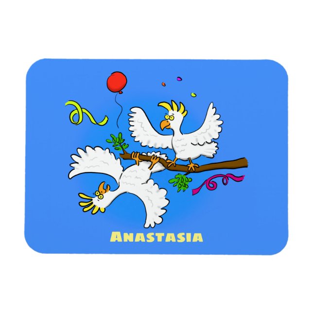 Íman Bicatuta de pássaros engraçados (Horizontal)