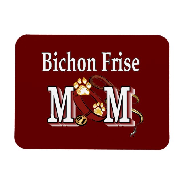 Íman Bichon Frise Dog MOM (Horizontal)