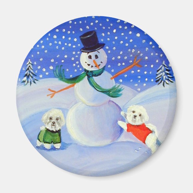 Íman Bichon Frise Magnet (Frente)