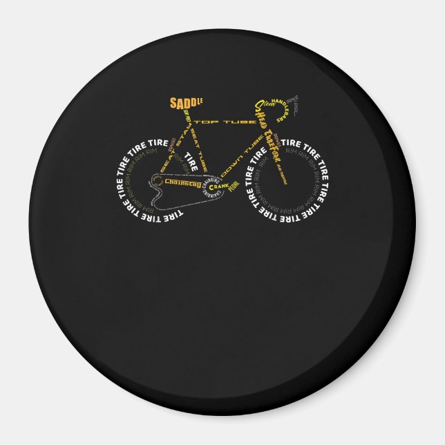Íman Bicicleta Anatomia Bicicleta Bicicleta Bicicleta B (Frente)