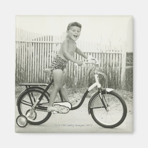 Íman Bicicleta da equitação da menina