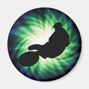 Íman Bicicleta de Camisa Verde