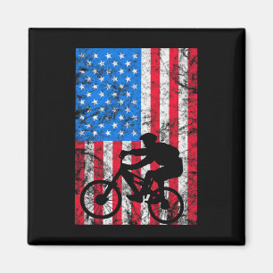 Íman Bicicleta de Montanha Downhill - Bandeira American