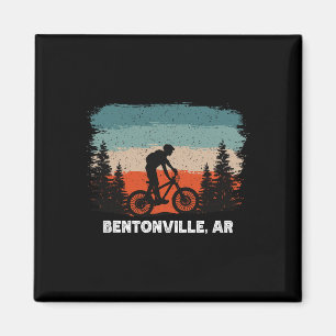 Íman Bicicleta de Montanha Retro Pôr do Sol Vintage Ben