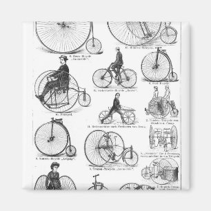 Íman Bicicleta de Roda Alta Penny Farthing