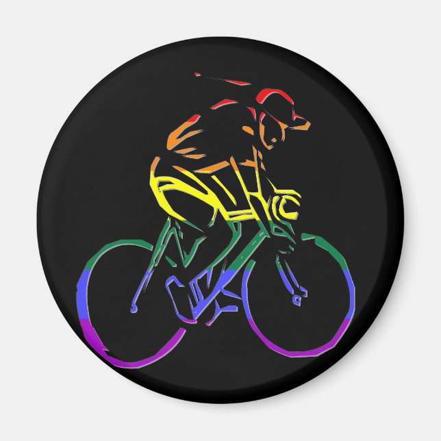 Íman Bicicleta do Orgulho GLBT (Frente)