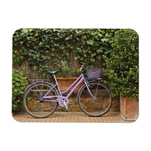 Íman Bicicleta estacionada, Pienza, Itália, Toscana