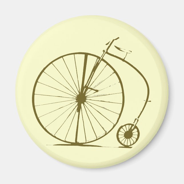 Íman bicicleta retrô (Frente)