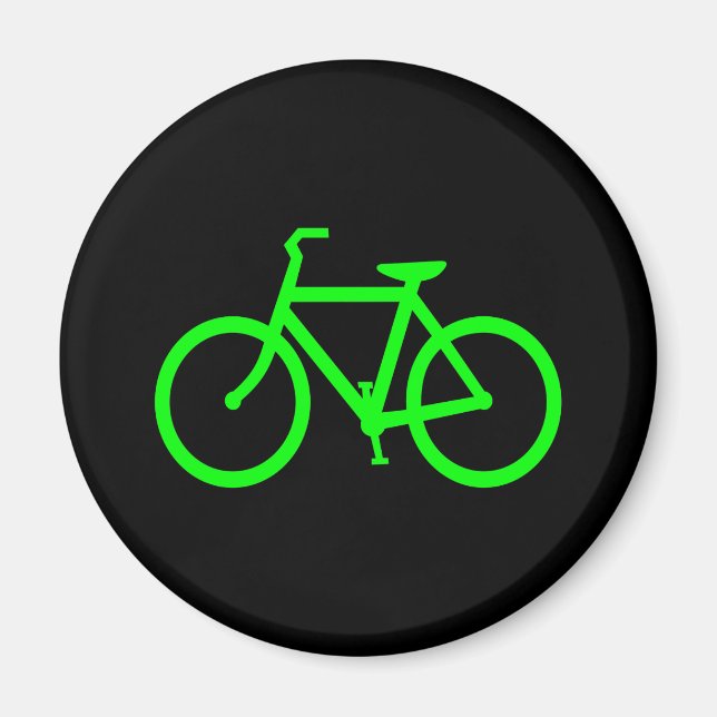 Íman Bicicleta Verde Lima (Frente)