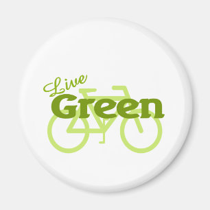 Íman bicicleta verde viva