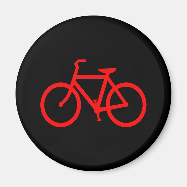 Íman Bicicleta Vermelha (Frente)