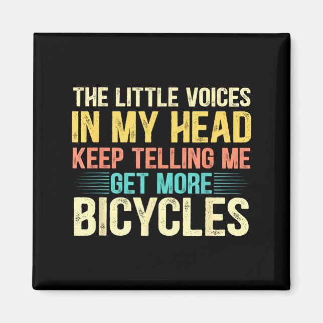 Íman Bicycle Lover Funny Quote Cycling Humor  (Frente)