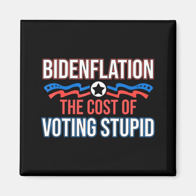 Íman Biden Flation O Custo Da Votação De Anti-Biden Est (Frente)