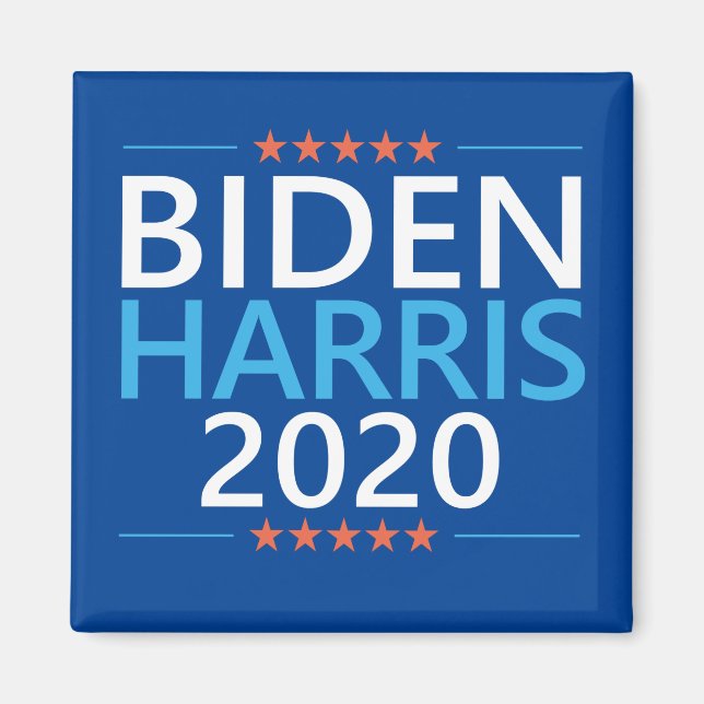 Íman Biden Harris 2020 para a eleição do presidente dos (Frente)