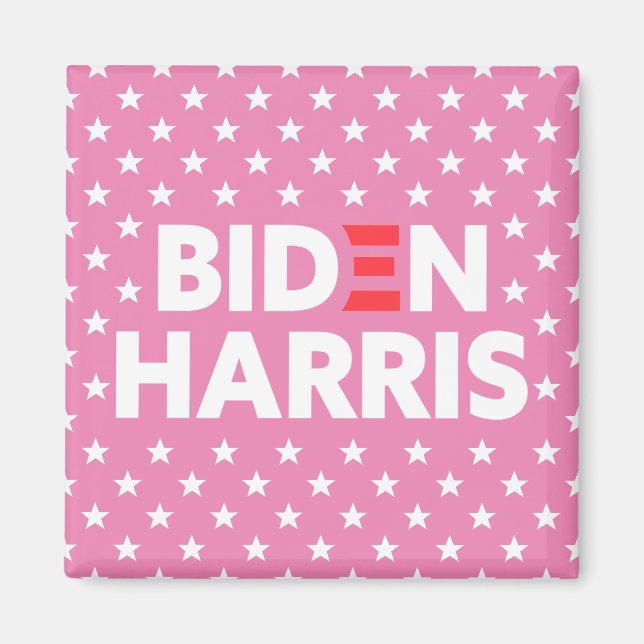 Íman Biden / Harris Stars Pink (Frente)