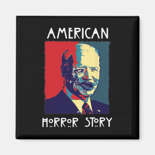 Íman Biden Horror American Zombie Story Halloween Retro