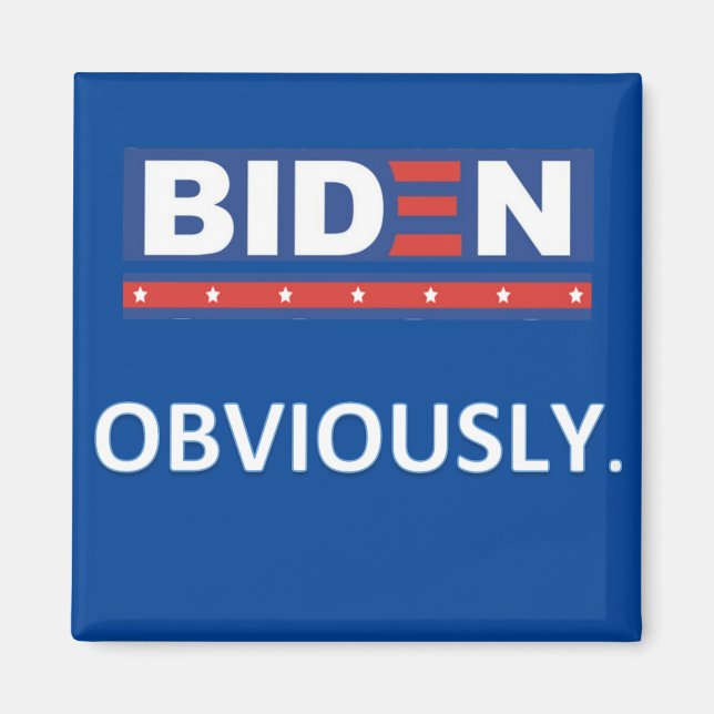 Íman Biden Obviamente Magnet (Frente)