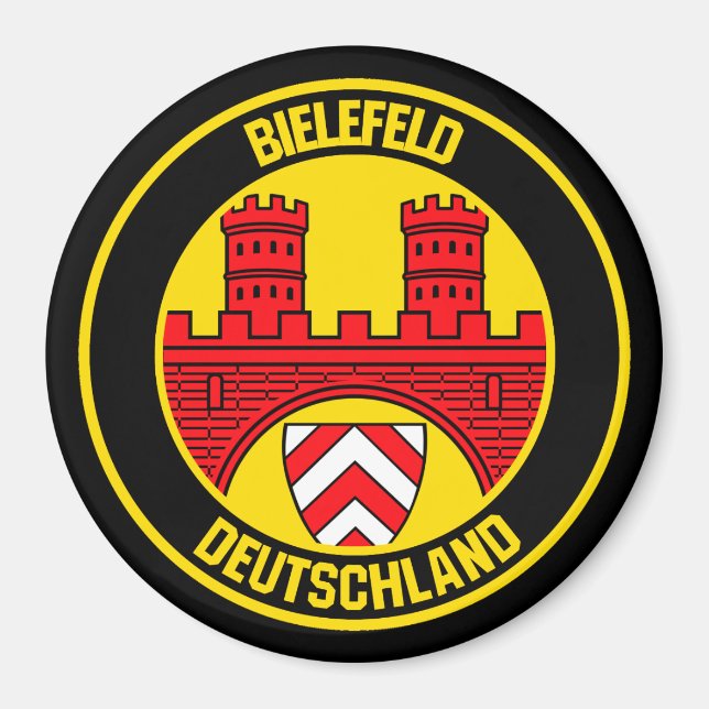 Íman Bielefeld Round Emblem (Frente)