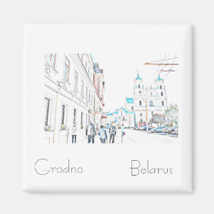 Íman Bielorrússia Б е л а р у ь с Grodno Hrodna Magnet