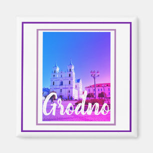 Íman Bielorrússia Grodno Arquitetura Paisagem Ímã
