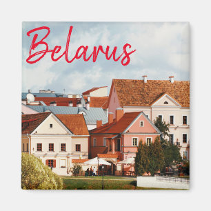 Íman Bielorrússia Minsk Cidade Velha Arquitetura Ímã