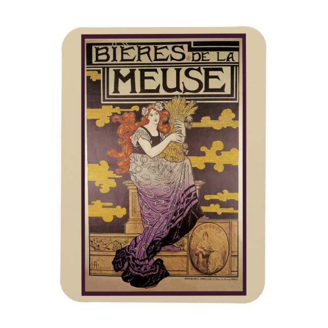 Íman Biere de la Meuse por Marc Auguste Bastard (Vertical)
