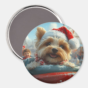 Íman Biewer Terrier Cachorro Montanha-russa Natal 