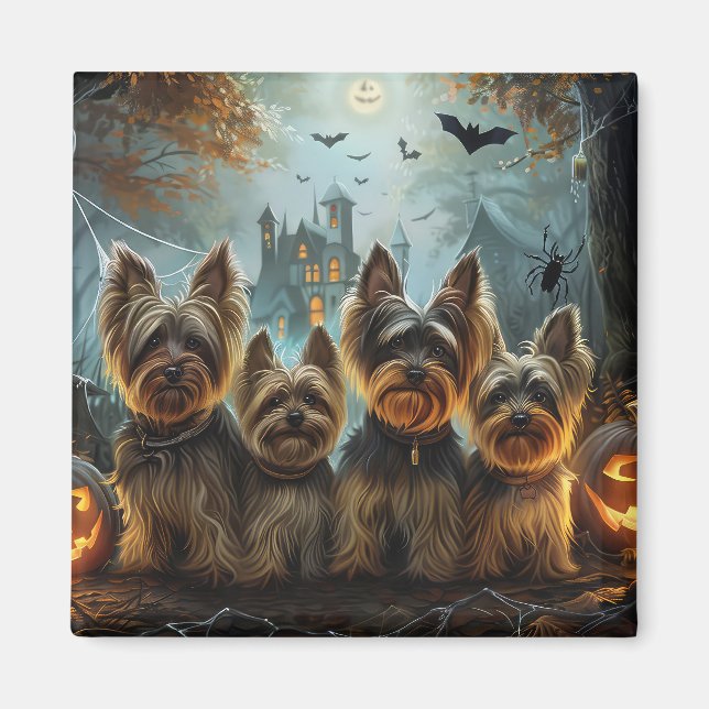 Íman Biewer Terrier Halloween Night Doggy Delight (Frente)