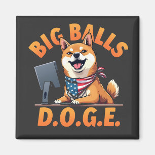 Íman Big Balls Doge Department of the Efficiency do Gov