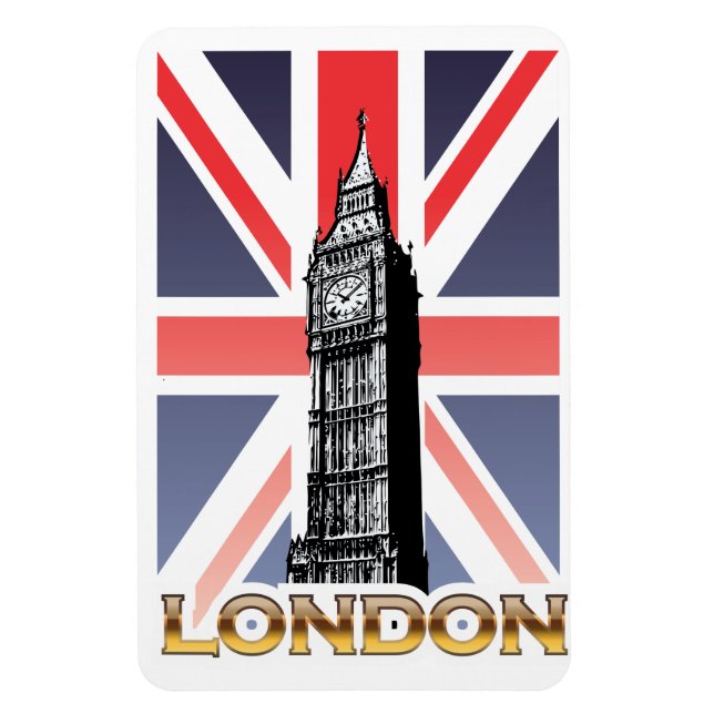 Íman Big Ben de Londres (Vertical)