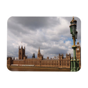 Íman Big Ben e o parlamento no ímã do retângulo de