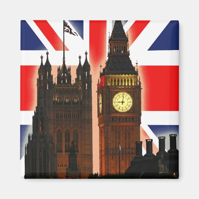 Íman Big Ben, Londres, Inglaterra (Frente)