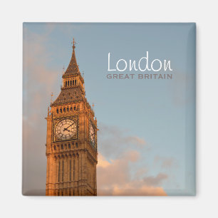Íman Big Ben no ímã do texto da foto de Londres