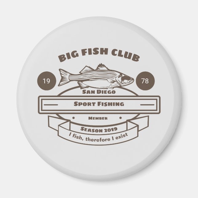 Íman Big Fish Club (Frente)