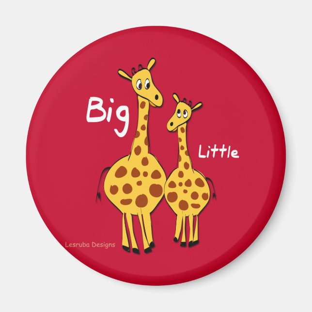 Íman Big Little Giraffe (Frente)