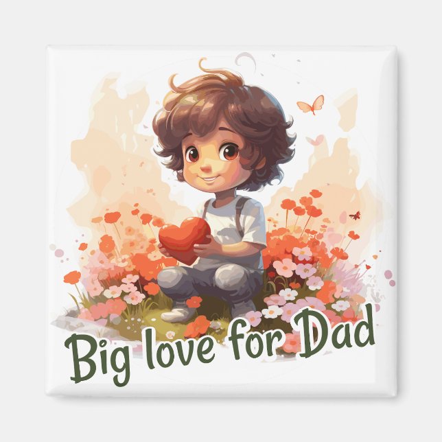 Íman Big love for Dad (Frente)