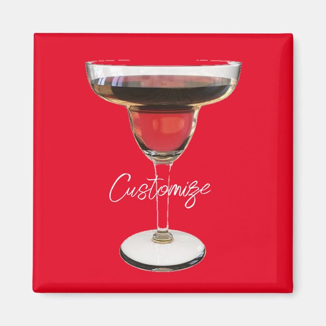 Íman Big Red Margarita Cocktail Beber Thunder_Cove (Frente)