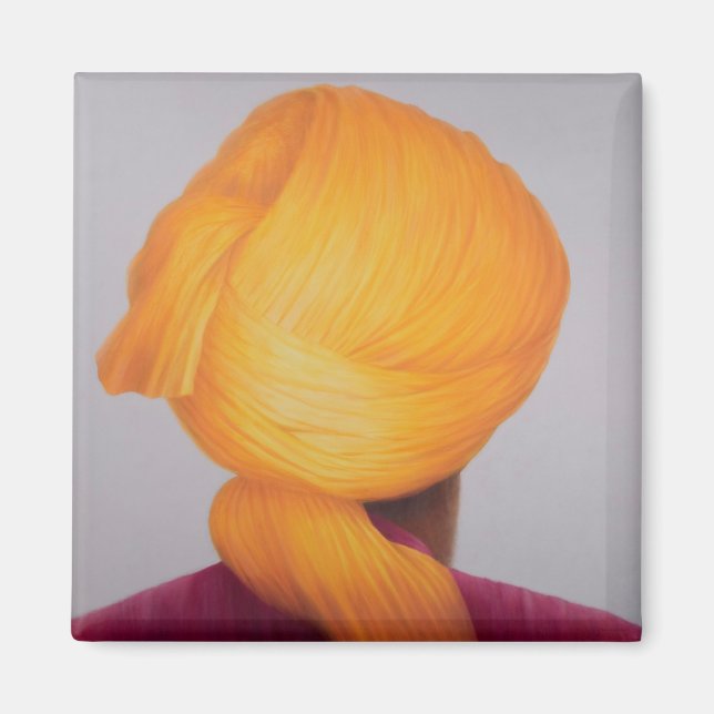 Íman Big Saffron Turban (Frente)