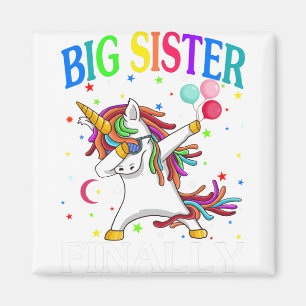 Íman Big Sister Finalmente Camisa Unicórnio - Camisa U