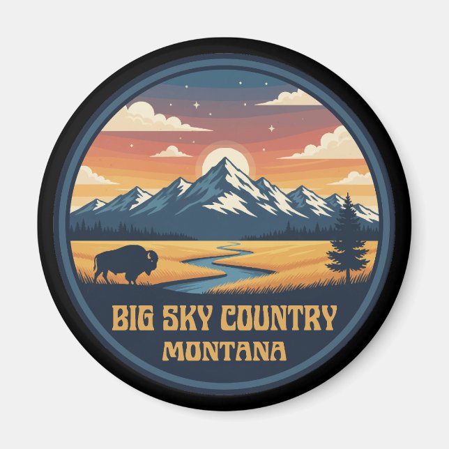 Íman Big Sky Country Montana (Frente)