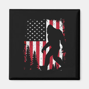 Íman Bigfoot 4 de Julho Bandeira Americana Patriótica K