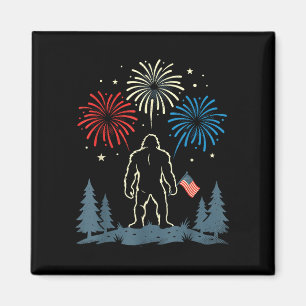 Íman Bigfoot 4 de julho fogos de artifício da bandeira