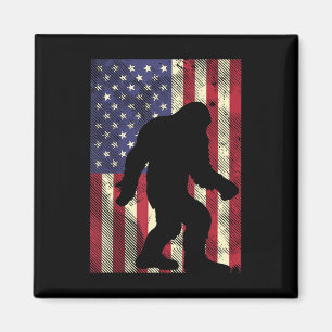Íman Bigfoot Americano Flag Memorial Day Sasquatch Pa