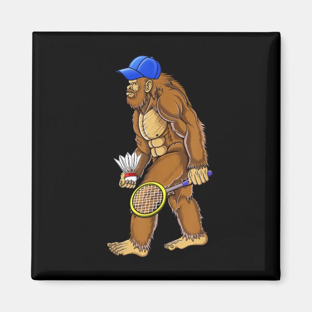 Íman Bigfoot Badminton Shuttle Art Sports (Frente)
