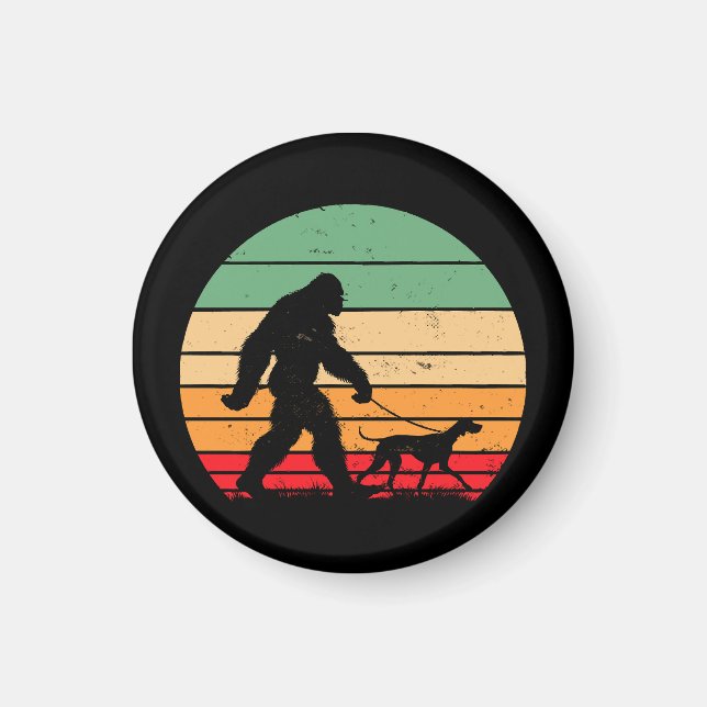 Íman Bigfoot Caminhando Pointer Alemão de Pelo Curto Vi (Frente)