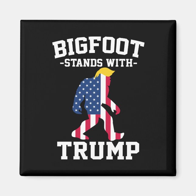 Íman Bigfoot Com Eleições Trump 2024 (Frente)