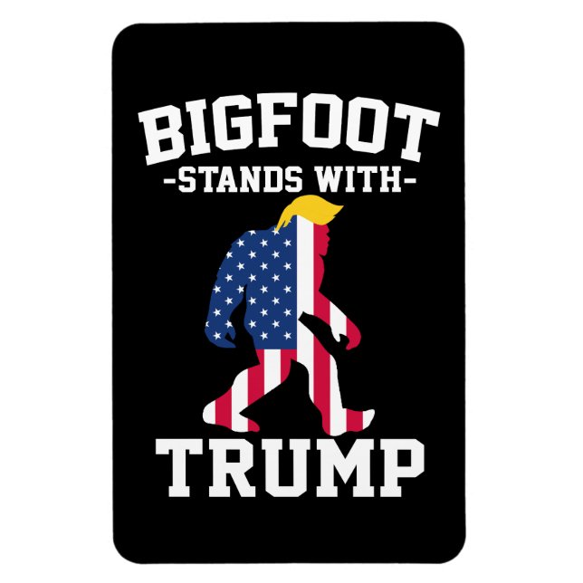 Íman Bigfoot Com Eleições Trump 2024 (Vertical)